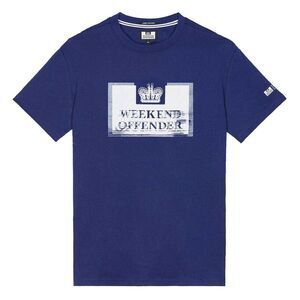 Weekend Offender Mens Bonpensiero Graphic T-Shirt / Blue